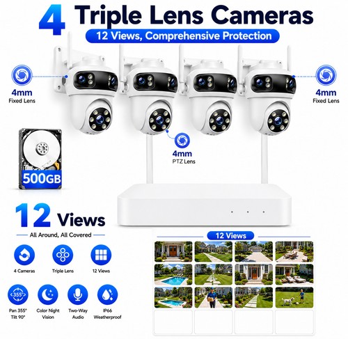 Wireless security camera - 3k,